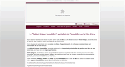 Desktop Screenshot of griguer-immobilier.com